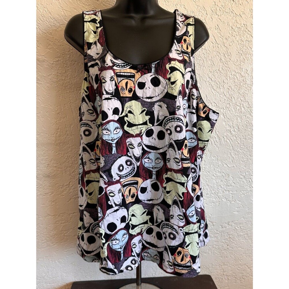 Disney The Nightmare Before Christmas Graphic Tank Top Women's Size 4